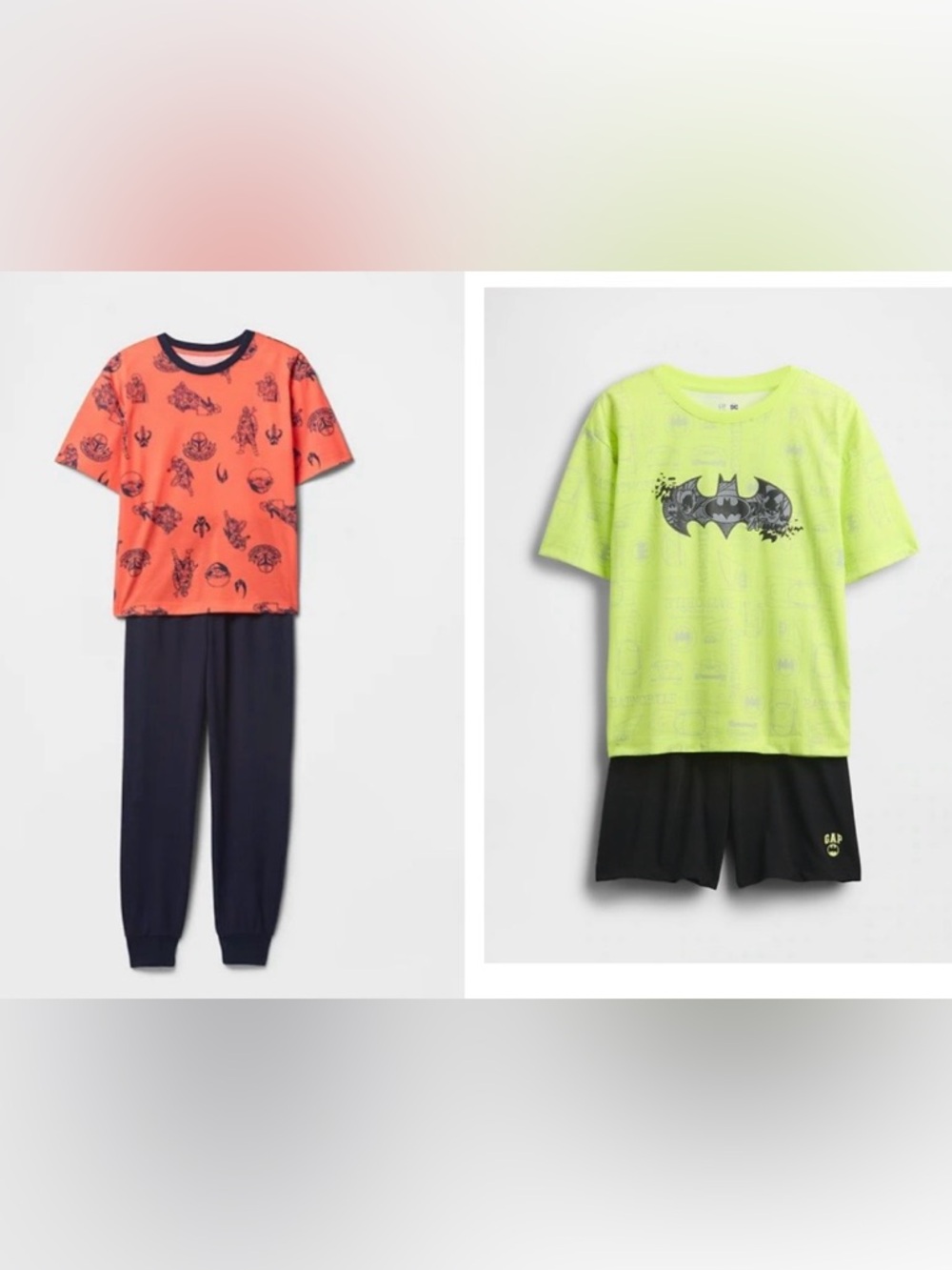 Bundle of 2 Gap Kids boys Pajama Sets 14